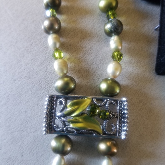 Green Fresh Water Pearls - Picture 2 of 4